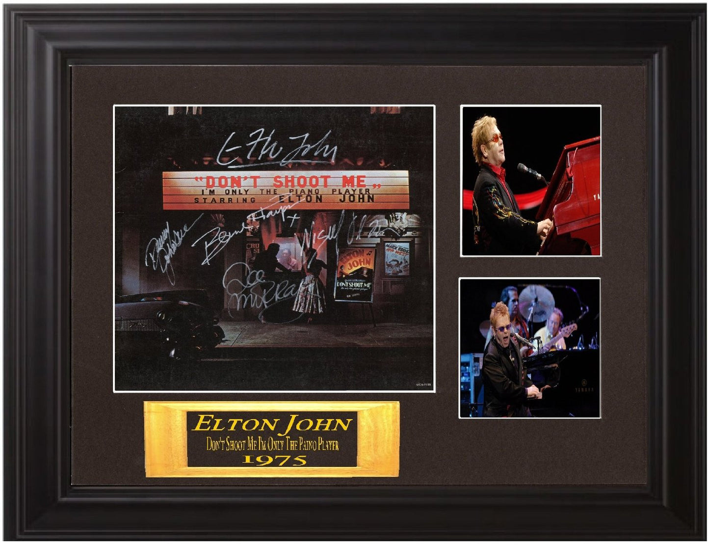 Elton John Autographed Lp "Don't Shoot Me I'm Only the Piano Player" - Zion Graphic Collectibles