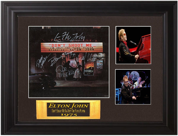 Elton John Autographed Lp "Don't Shoot Me I'm Only the Piano Player"