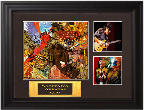 Santana Band autographed LP - Zion Graphic Collectibles
