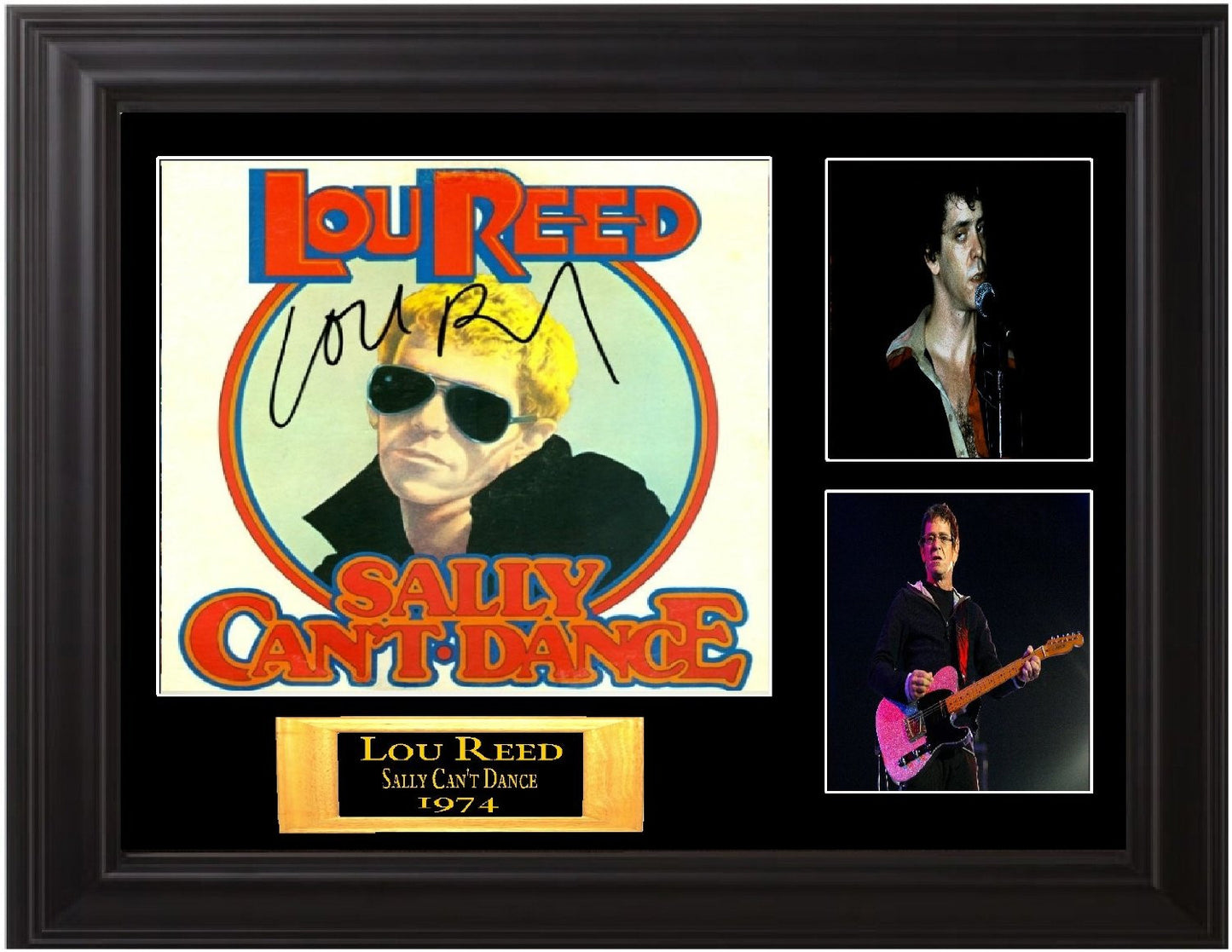 Lou Reed Autographed Lp - Zion Graphic Collectibles