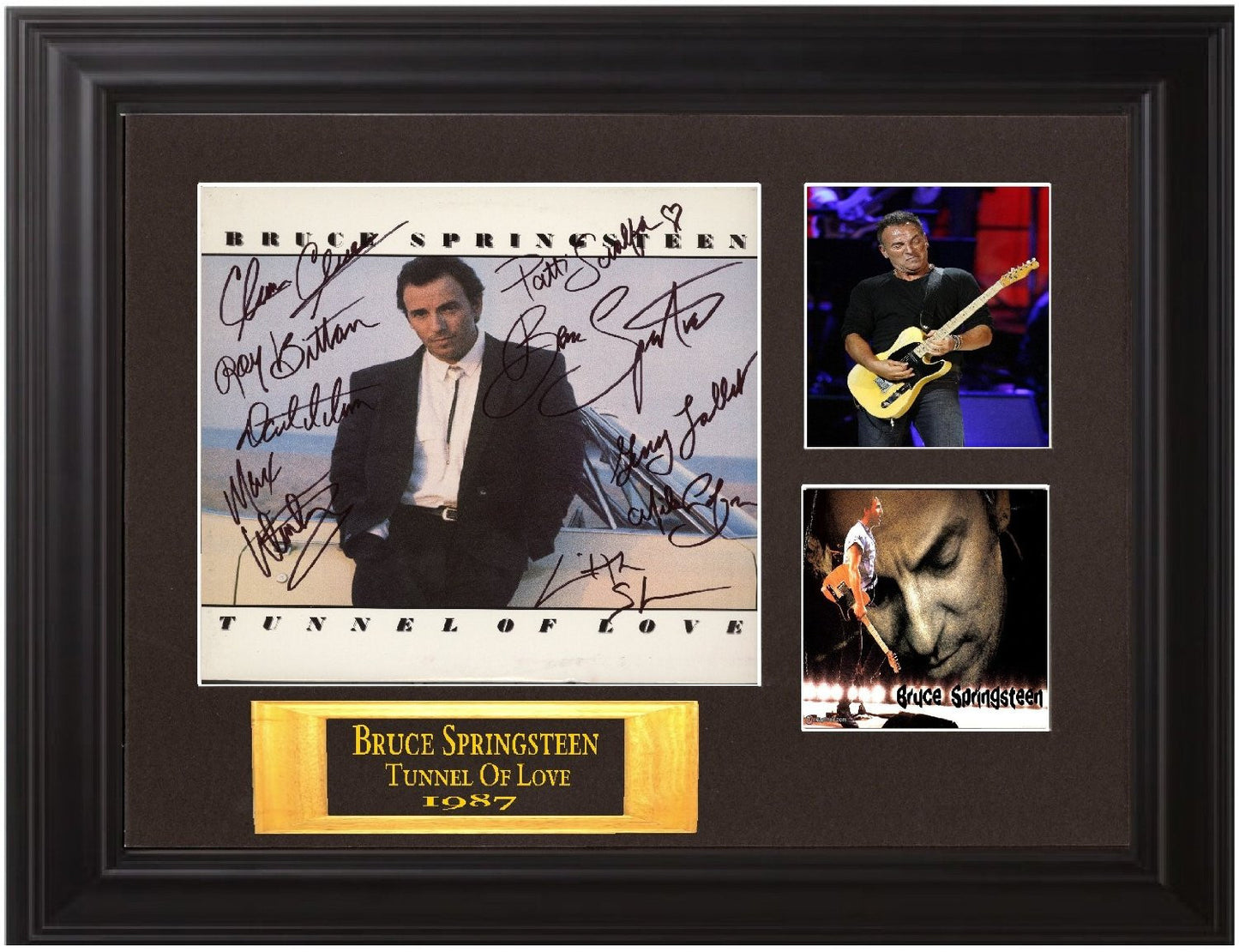 Bruce Springsteen And The E Street Band Signed Tunnel Of Love Album - Zion Graphic Collectibles