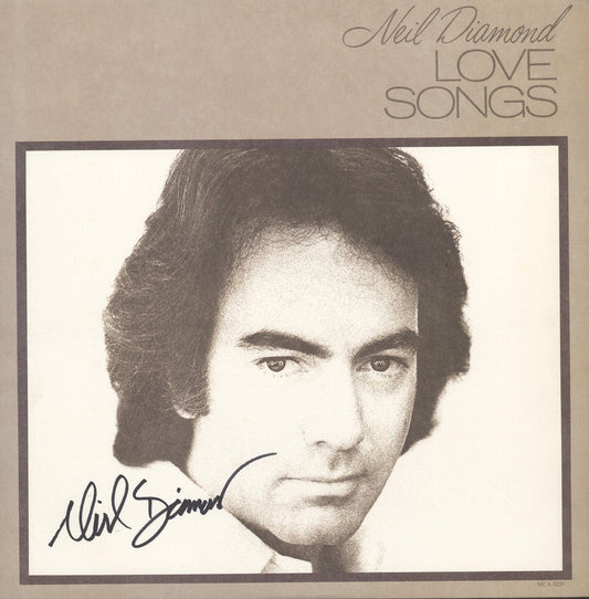 Neil Diamond Autographed Lp - Zion Graphic Collectibles