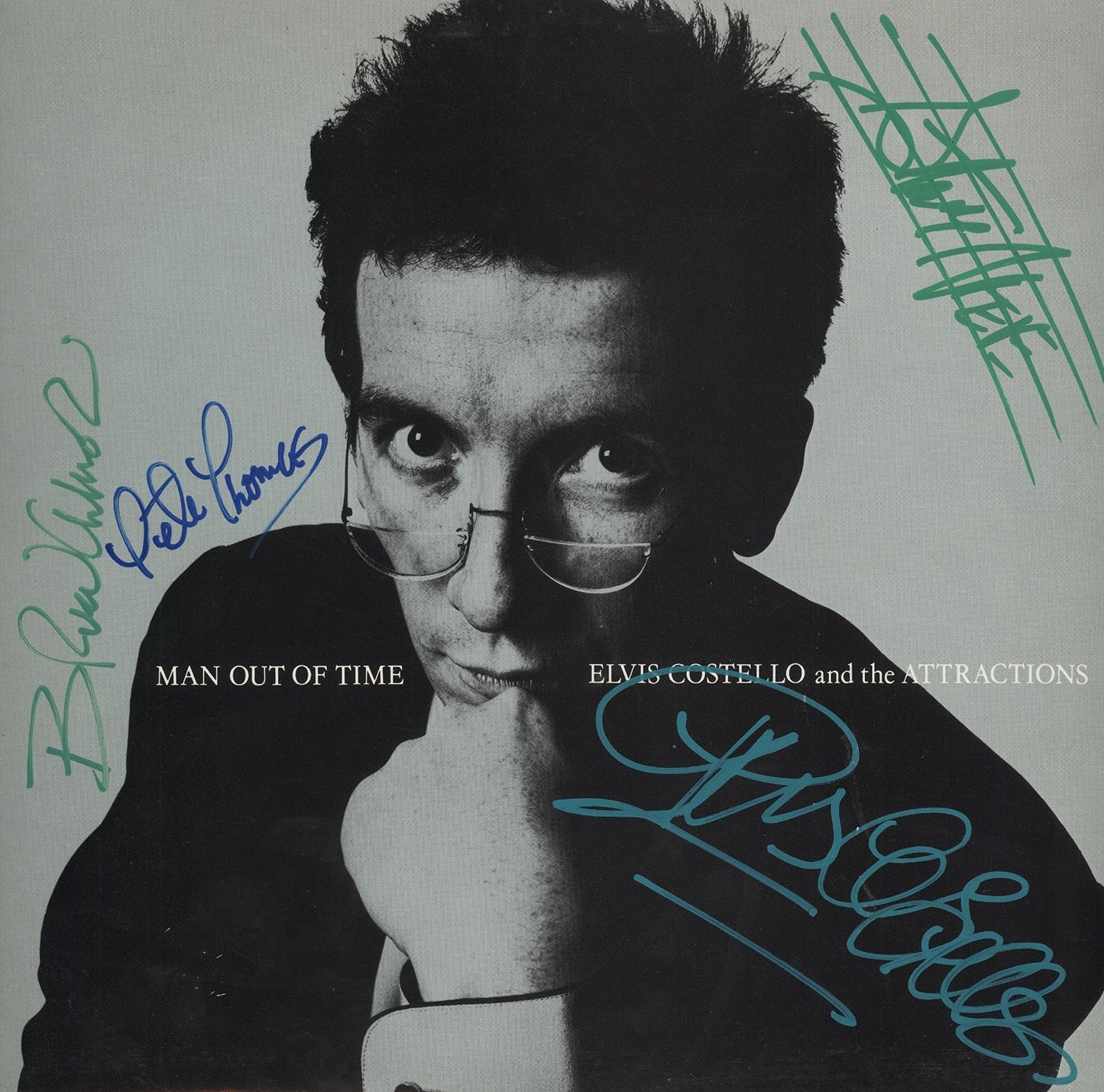 Elvis Costello and the Attractions Autographed Lp - Zion Graphic Collectibles