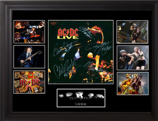 AC/DC Autographed LP - Zion Graphic Collectibles