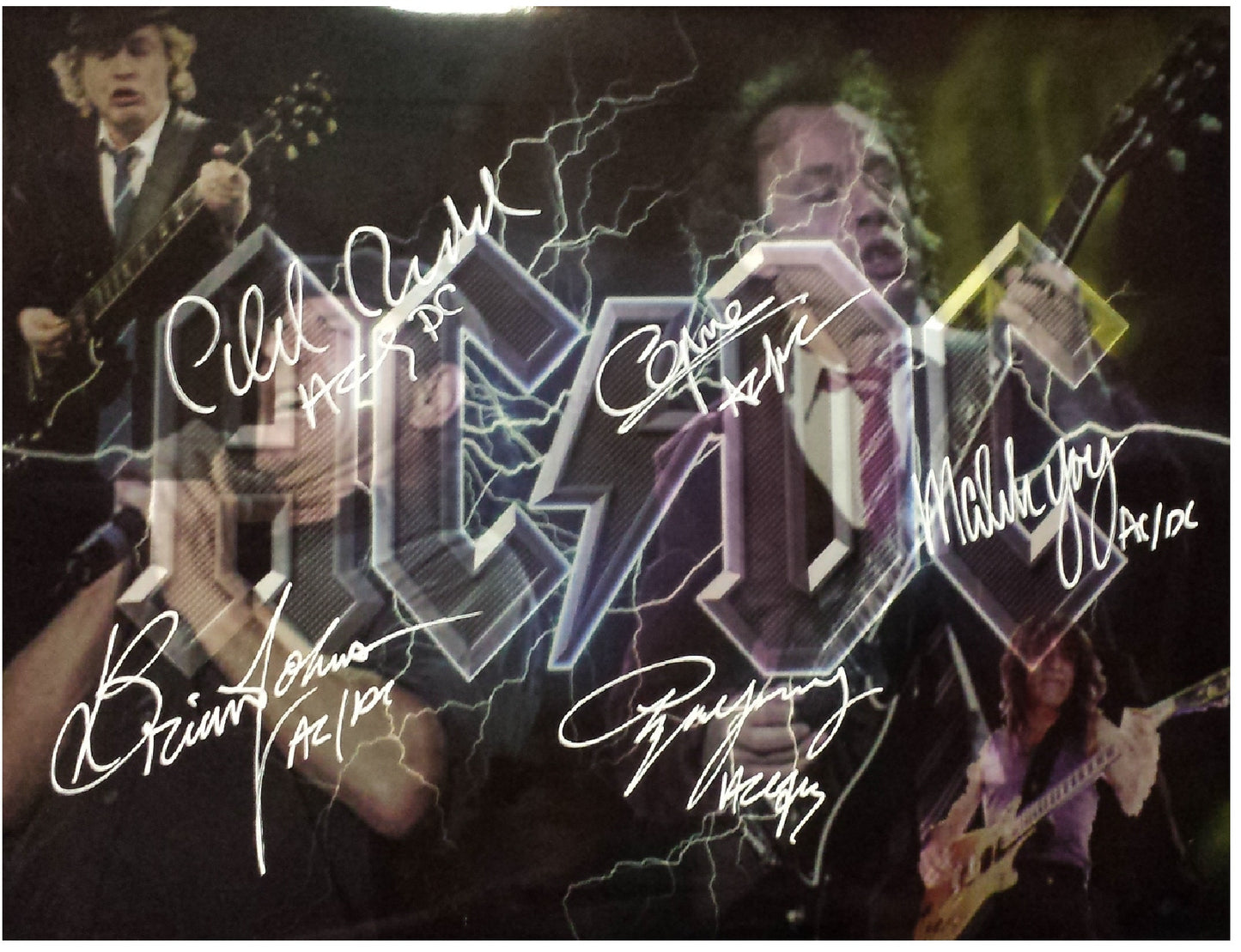 AC/DC Autographed Poster - Zion Graphic Collectibles