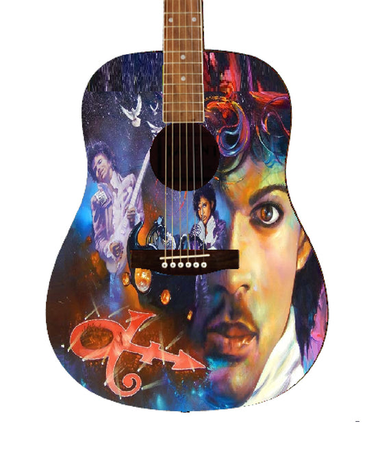Prince Custom Guitar - Zion Graphic Collectibles