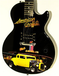 Custom American Graffiti Gibson Epiphone Les Paul - Zion Graphic Collectibles