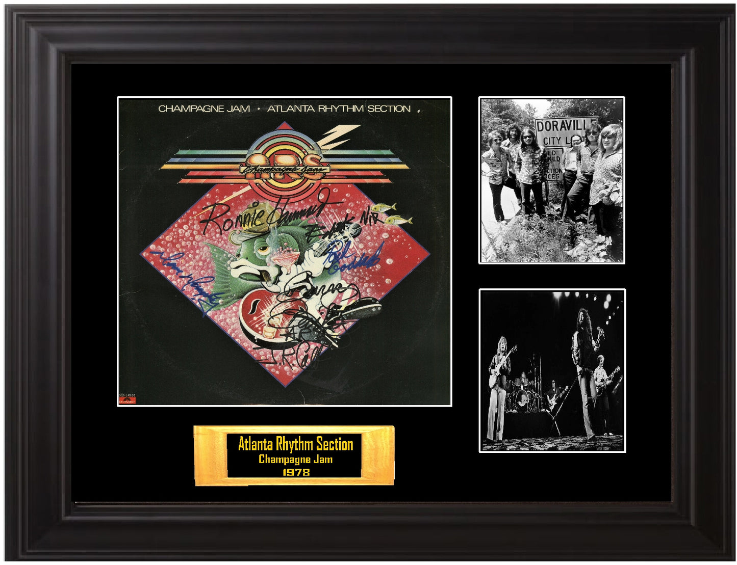 Atlanta Rhythm Section Autographed LP - Zion Graphic Collectibles