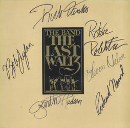 The Band " The Last Waltz " Autographed LP - Zion Graphic Collectibles