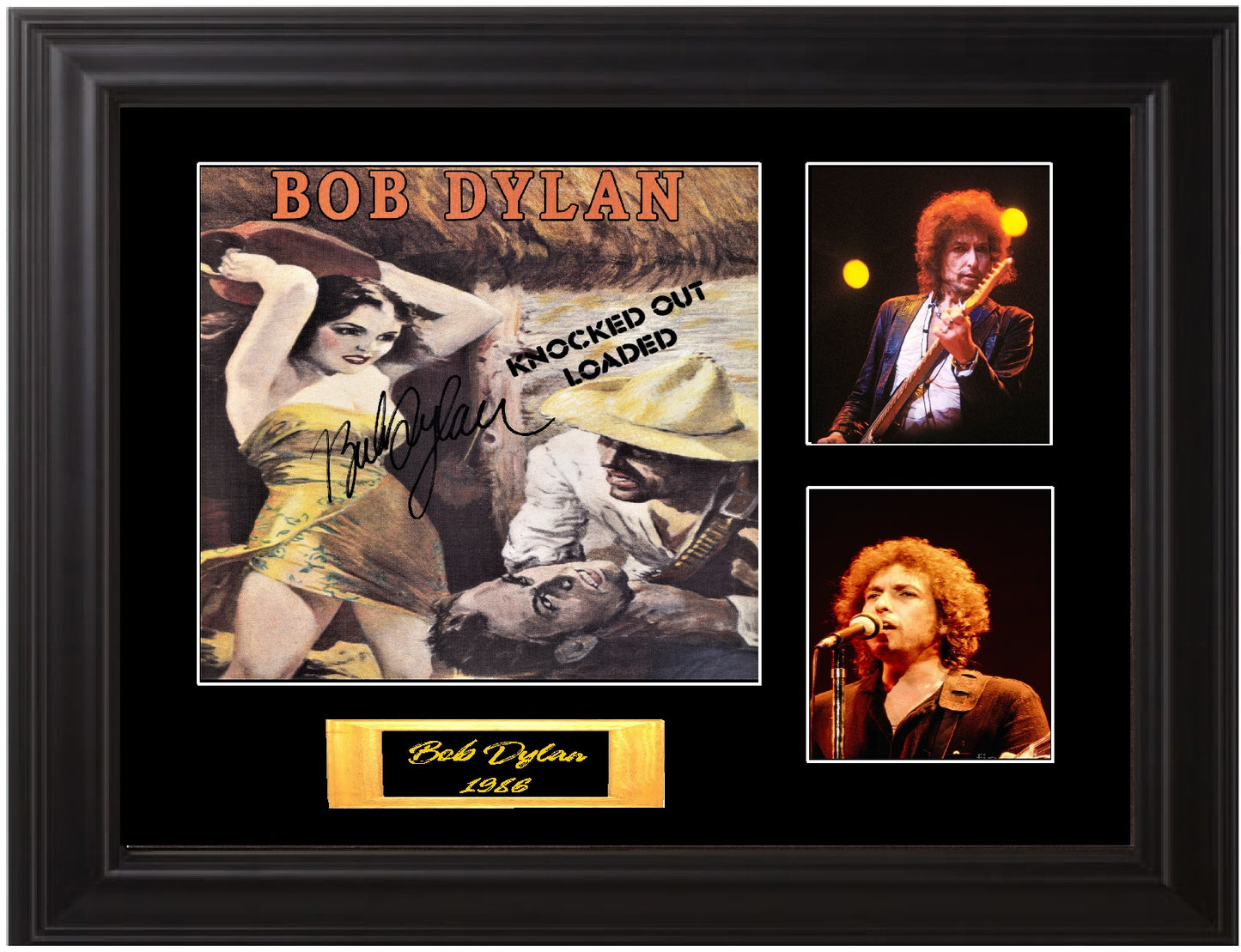 Bob Dylan Autographed LP - Zion Graphic Collectibles