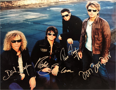 Bon Jovi Autographed Poster - Zion Graphic Collectibles