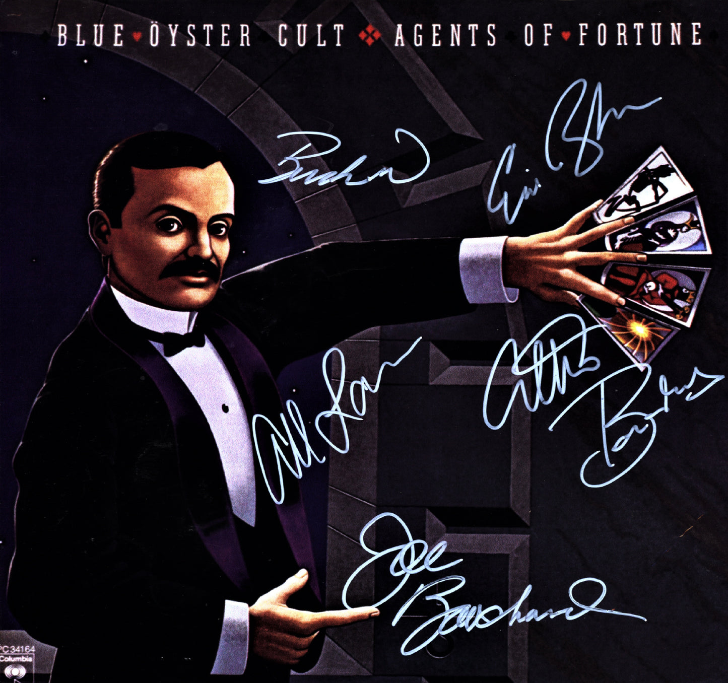 Blue Oyster Cult Autographed LP - Zion Graphic Collectibles