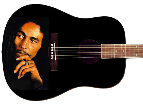 Bob Marley Custom guitar - Zion Graphic Collectibles