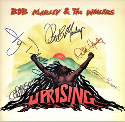 Bob Marley & the Wailers Autographed Lp " Uprising " - Zion Graphic Collectibles