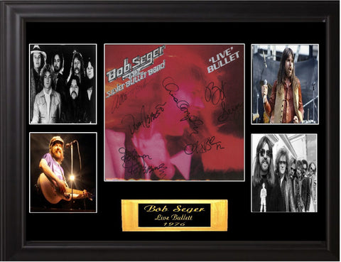 Bob Seger And The Silver Bullet Band autographed lp - Zion Graphic Collectibles