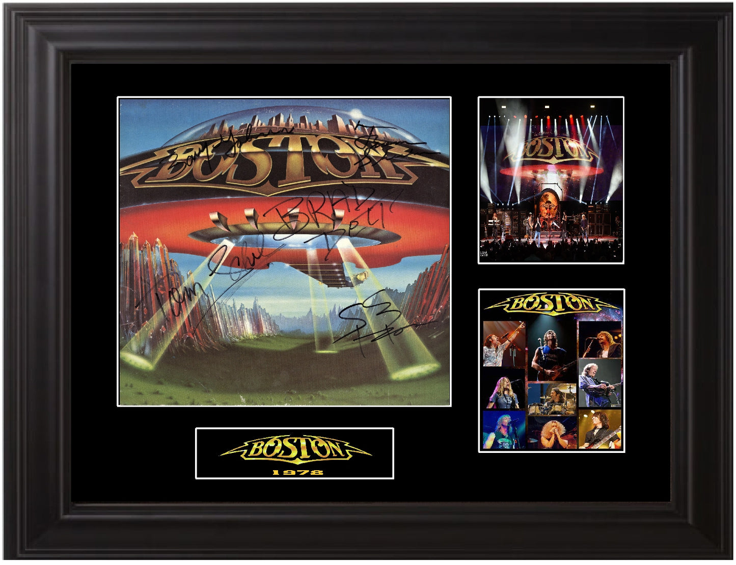 Boston Autographed LP - Zion Graphic Collectibles