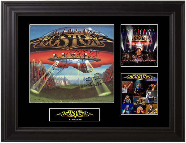 Boston Autographed LP - Zion Graphic Collectibles