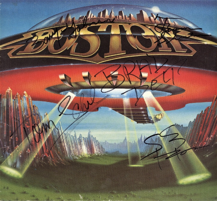 Boston Autographed LP - Zion Graphic Collectibles