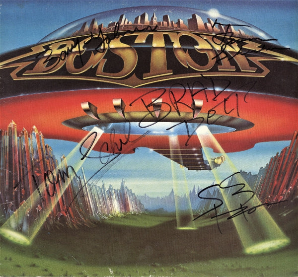 Boston Autographed LP - Zion Graphic Collectibles