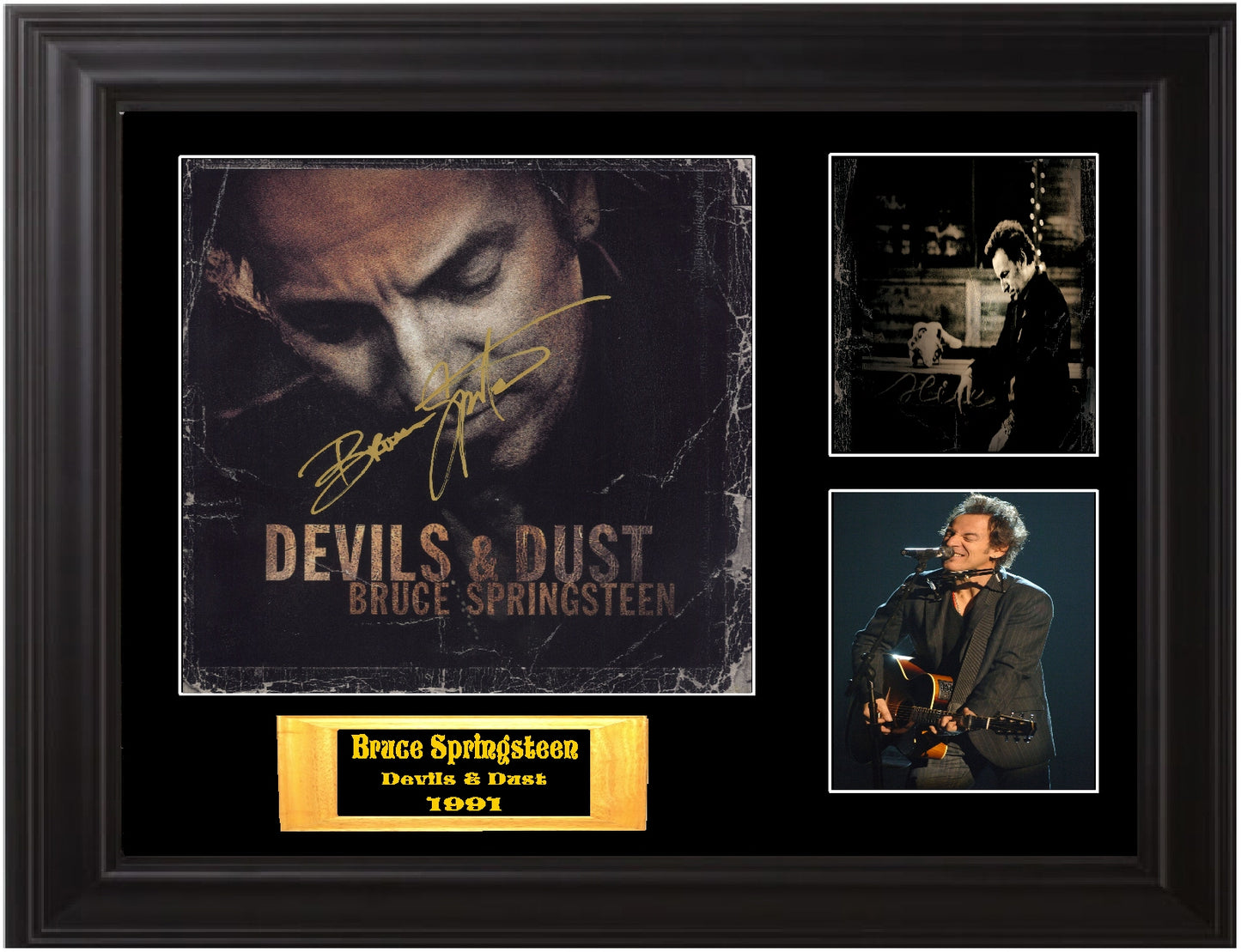 Bruce Springsteen Autographed LP Devils & Dust - Zion Graphic Collectibles