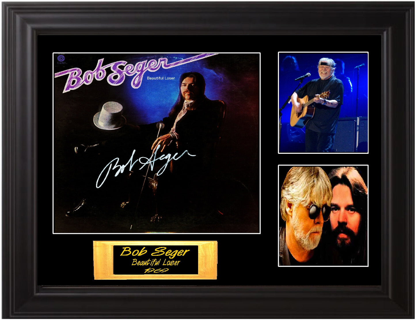 Bob SEger Autographed Beautiful Loser LP - Zion Graphic Collectibles