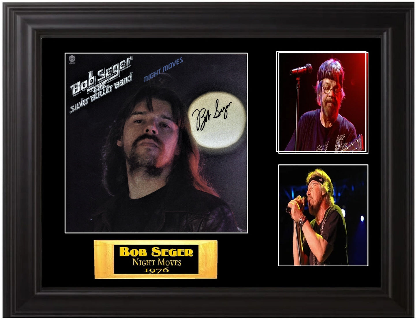 Bob Seger Autographed Night Moves LP - Zion Graphic Collectibles