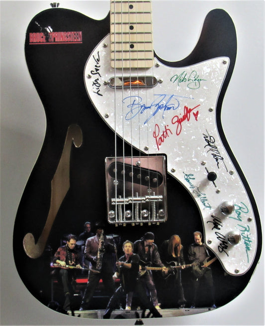 Bruce Springsteen Autographed Guitar - Zion Graphic Collectibles