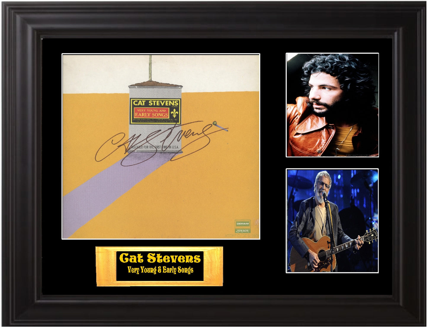 Cat Stevens Autographed lp - Zion Graphic Collectibles