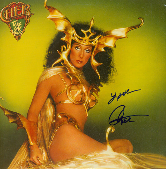 Cher Autographed LP - Zion Graphic Collectibles