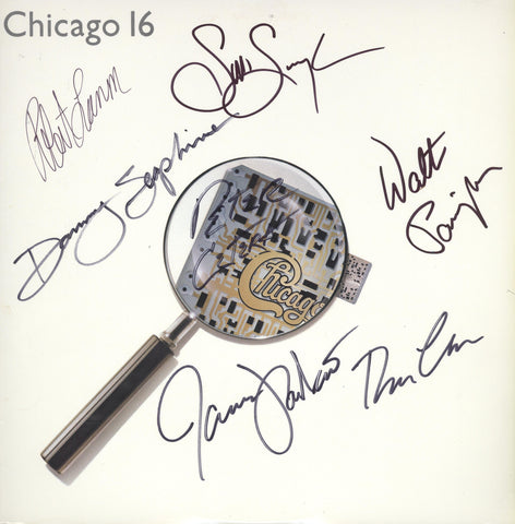Chicago 16 Autographed lp - Zion Graphic Collectibles