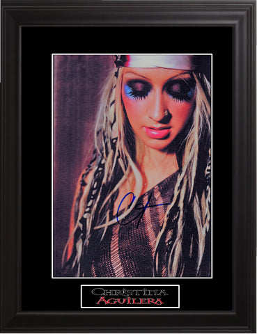 Christina Aguilera Autographed Photo - Zion Graphic Collectibles