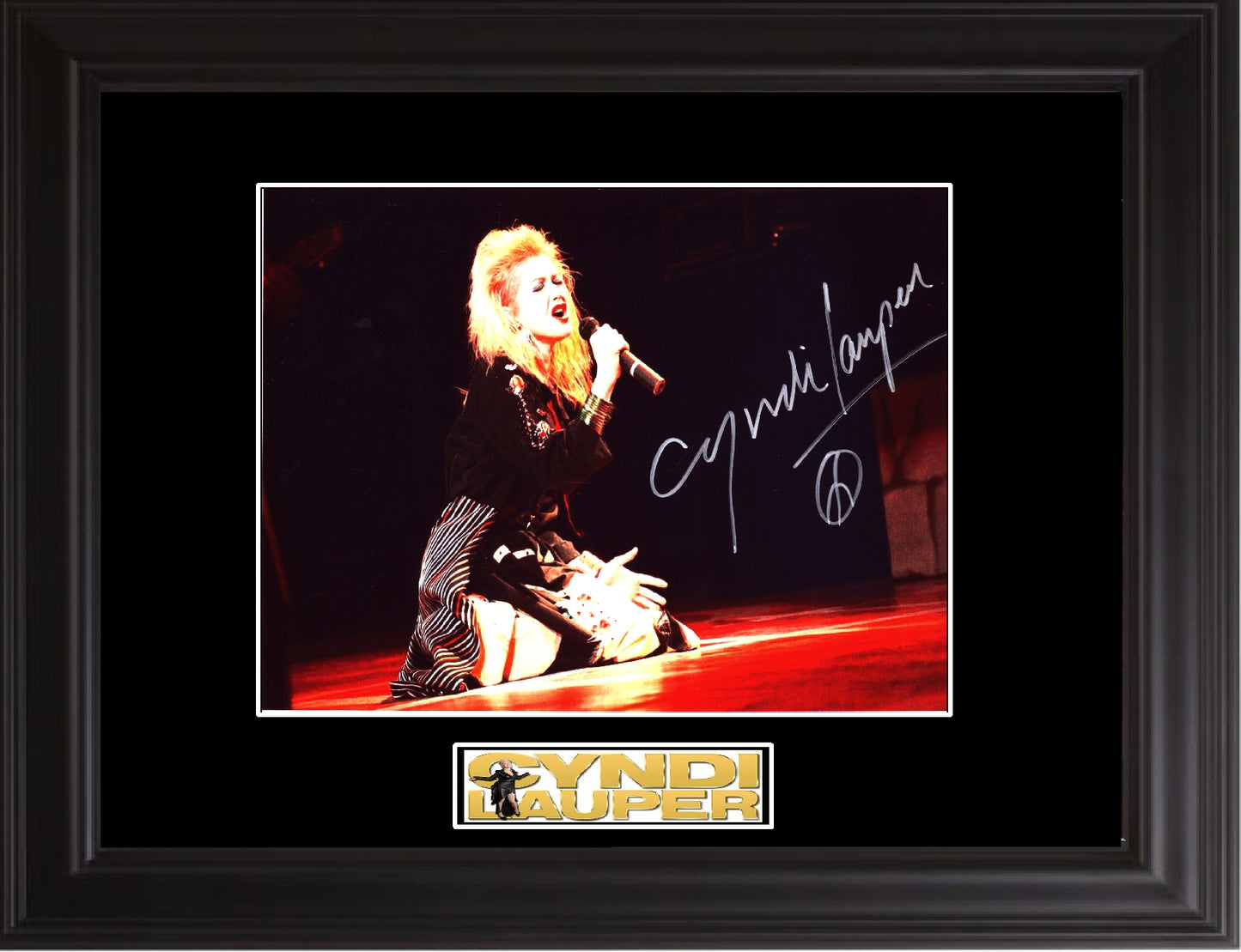 Cyndi Lauper Autographed Photo - Zion Graphic Collectibles