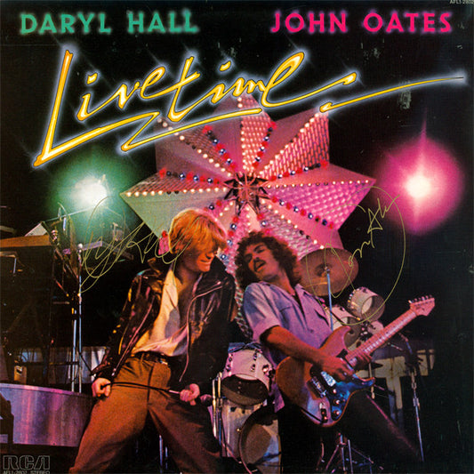Daryl Hall John Oates Signed Livetime Album - Zion Graphic Collectibles