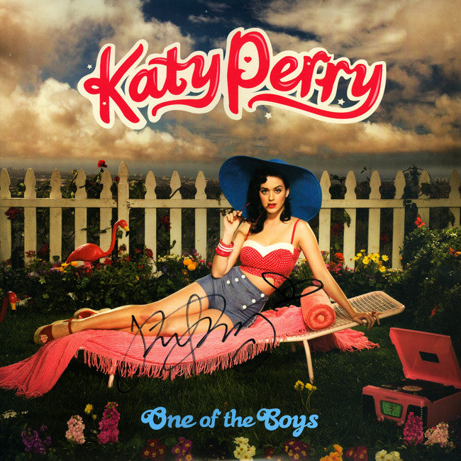 Katy Perry Signed One Of The Boys Album - Zion Graphic Collectibles