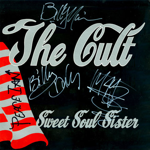 The Cult Band Signed Sweet Soul Sister Album - Zion Graphic Collectibles