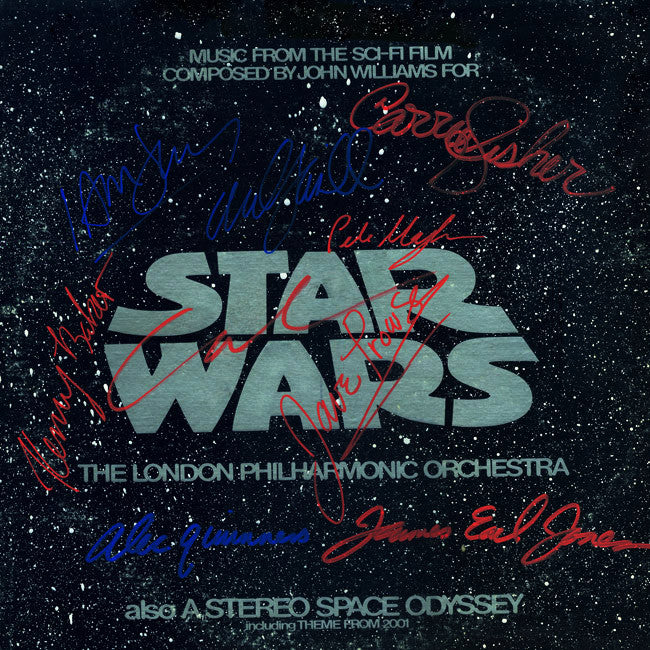 Star Wars Cast Signed By 9 Movie Soundtrack - Zion Graphic Collectibles