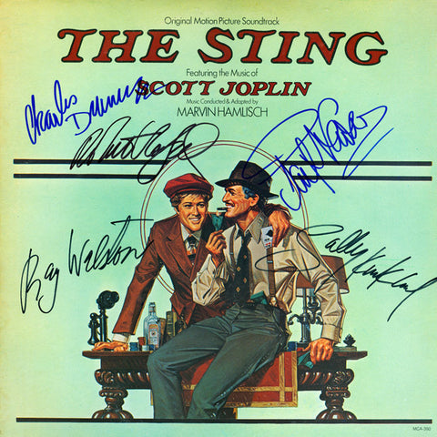 The Sting Signed by 6 Movie Soundtrack - Zion Graphic Collectibles