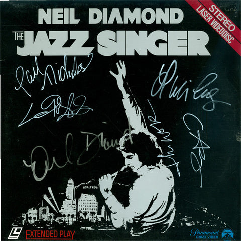 The Jazz Singer Cast Signed by 6 Laser Disc - Zion Graphic Collectibles