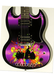 Coldplay Copy of Custom Gibson Epiphone SG Guitar - Zion Graphic Collectibles