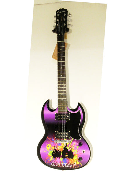 Coldplay Copy of Custom Gibson Epiphone SG Guitar - Zion Graphic Collectibles