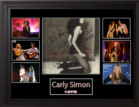 Carly Simon Band Signed Playing Possum Album - Zion Graphic Collectibles