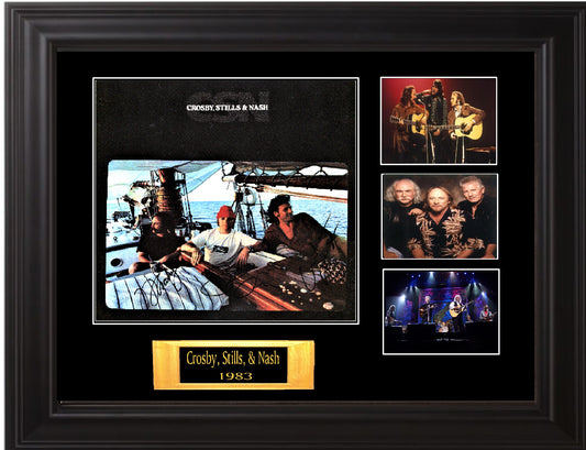 Crosby, Stills, & Nash Autographed Lp - Zion Graphic Collectibles
