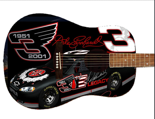 Dale Earnhardt Custom Guitar - Zion Graphic Collectibles