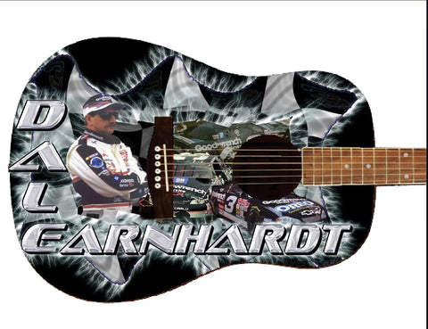 Dale Earnhardt Custom Guitar - Zion Graphic Collectibles