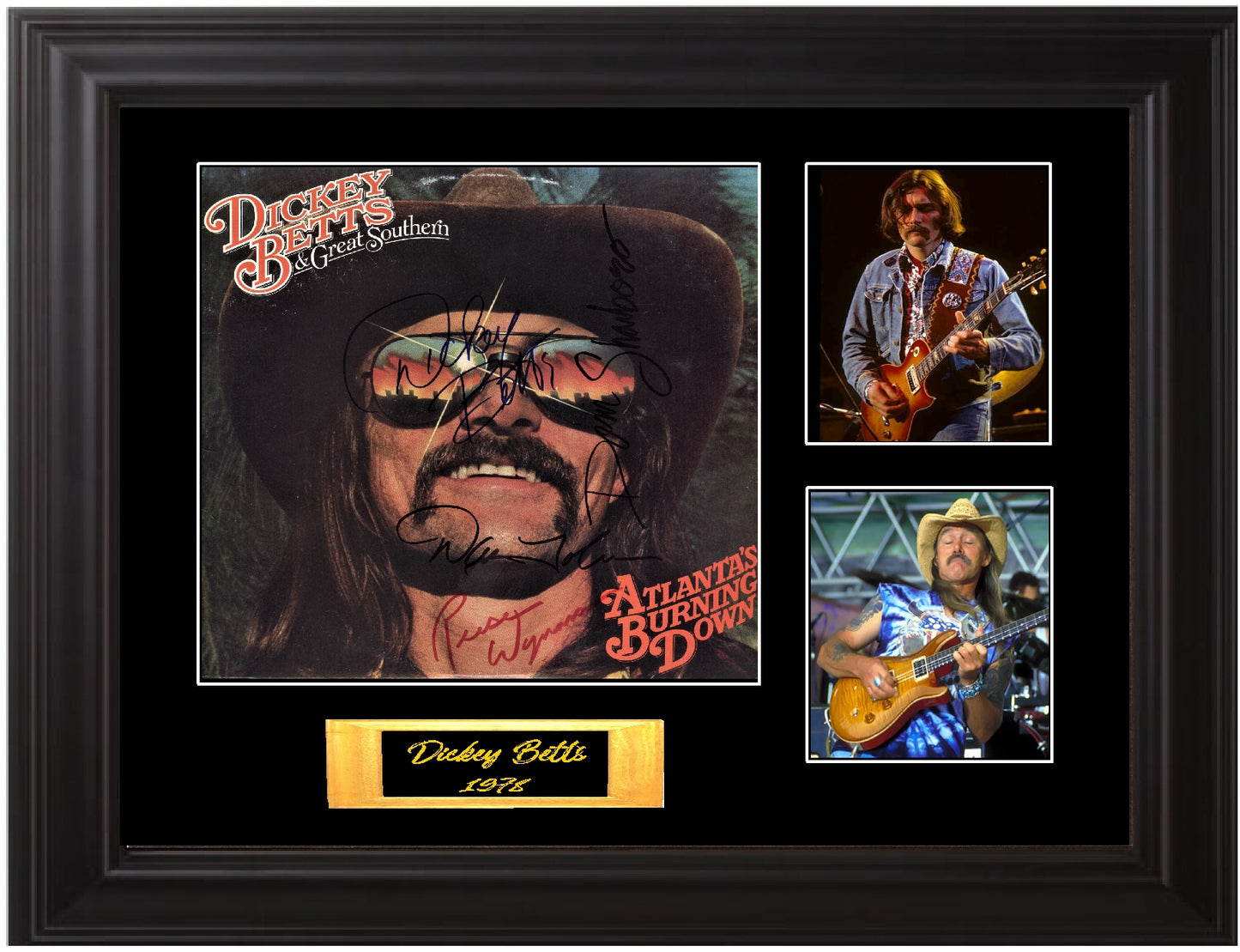 Dickey Betts Autographed LP - Zion Graphic Collectibles