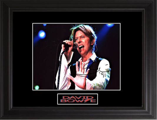 David Bowie Autographed Photo - Zion Graphic Collectibles