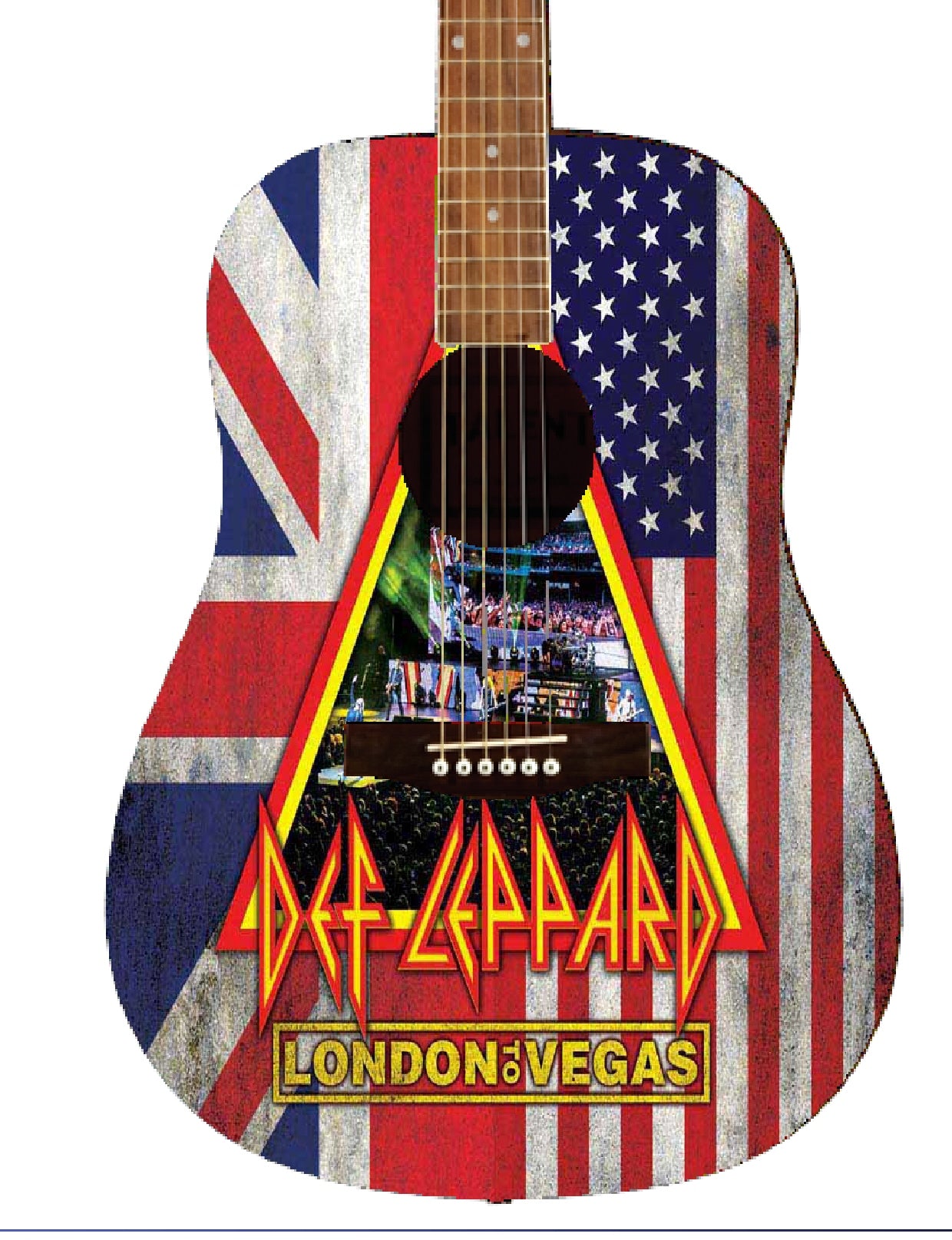 Def Leppard Custom Guitar - Zion Graphic Collectibles