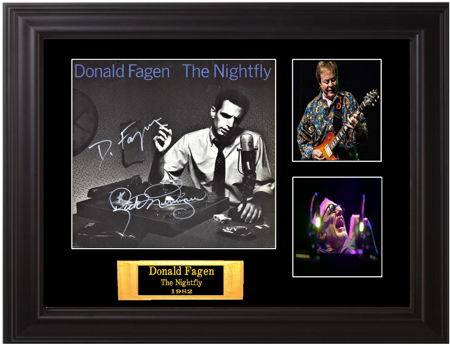 Donald Fagen Autographed LP - Zion Graphic Collectibles