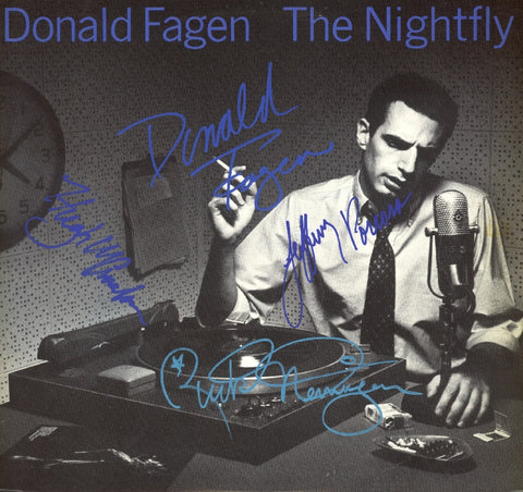 Donald Fagen Band Signed The Nightfly Album - Zion Graphic Collectibles