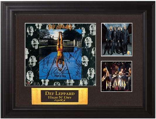 Def Leppard Autographed Lp "High n' Dry" - Zion Graphic Collectibles